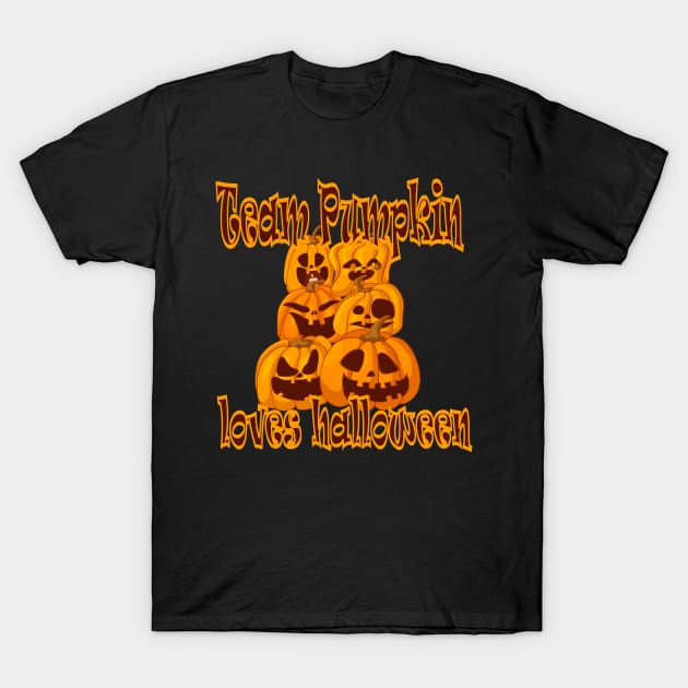 Pumpkin Halloween Witch Party Costume Gift T-Shirt by DHdesignerPublic